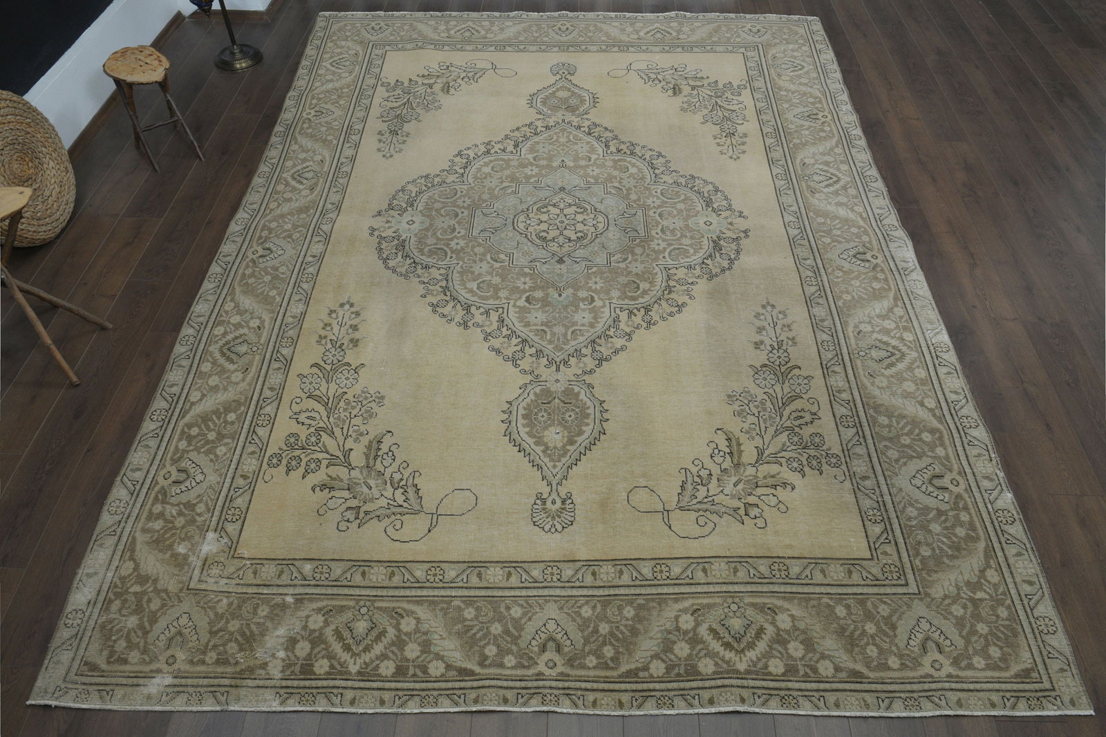 9'4x12'6 ft, VINTAGE PERSIAN RUG - 2