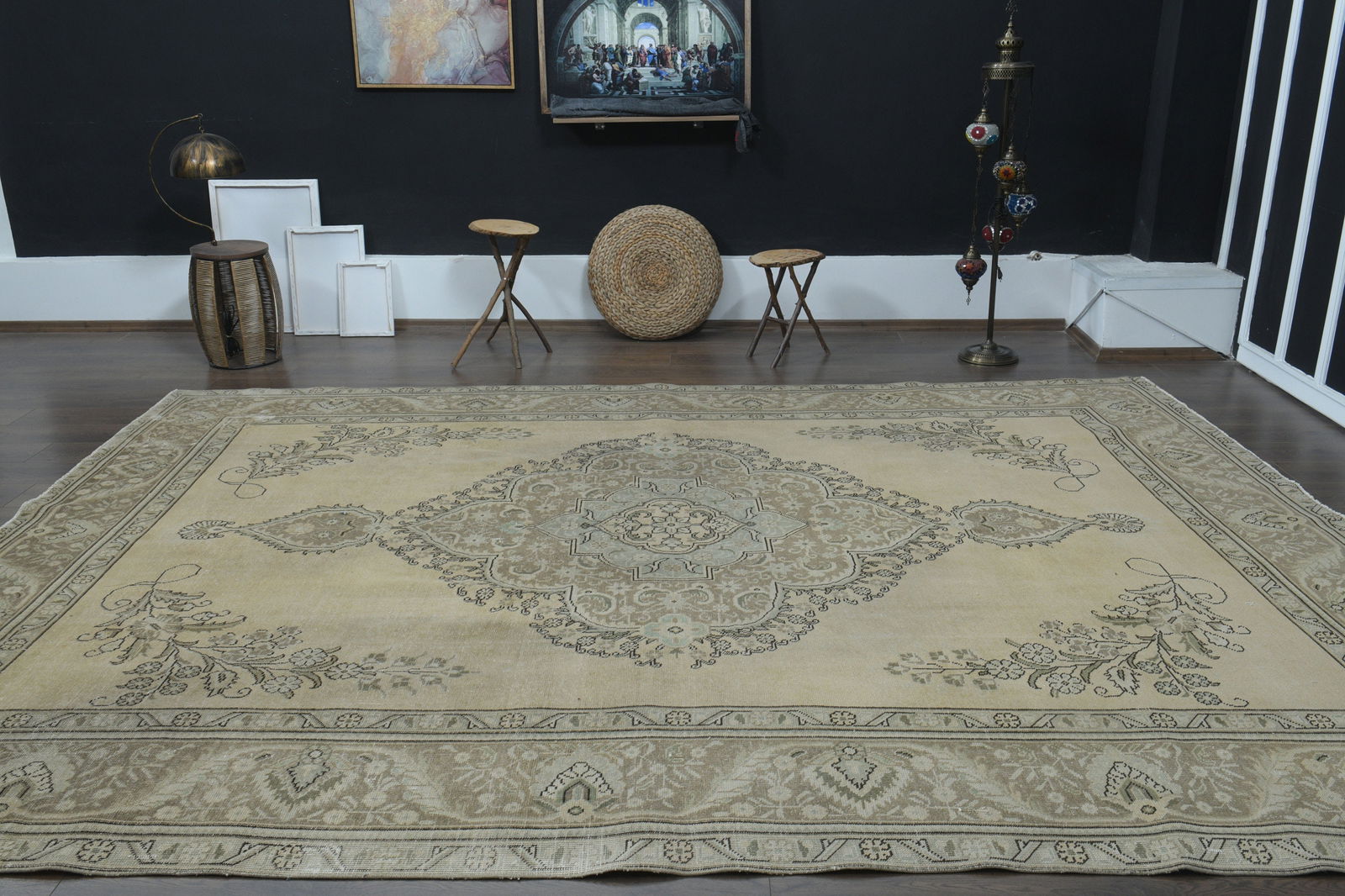 9'4x12'6 ft, VINTAGE PERSIAN RUG - 9