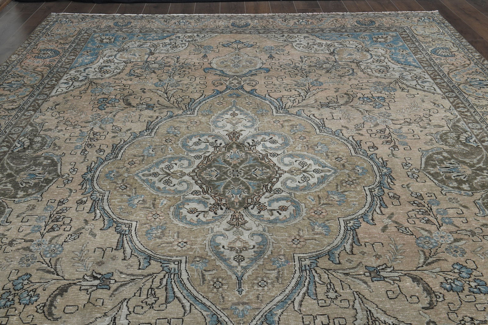 9'4x13'4 ft, ANTIQUE PERSIAN RUG - 3