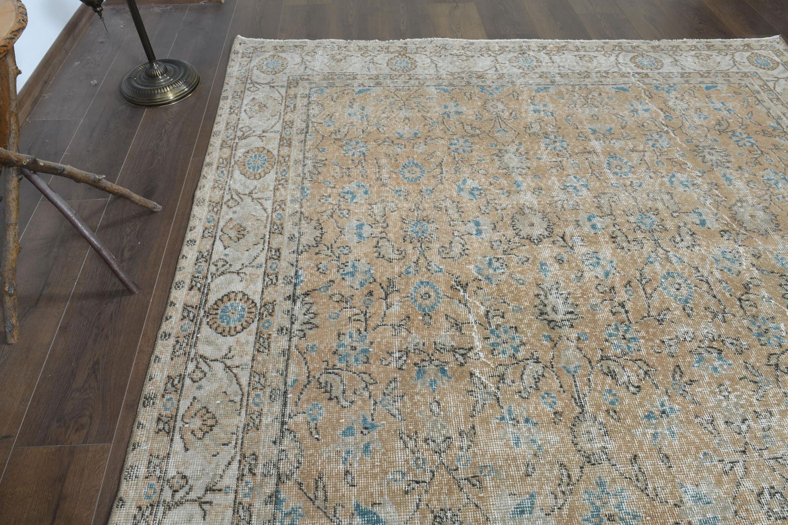 9'2x11'9 ft, PINK TURKISH RUG - 8