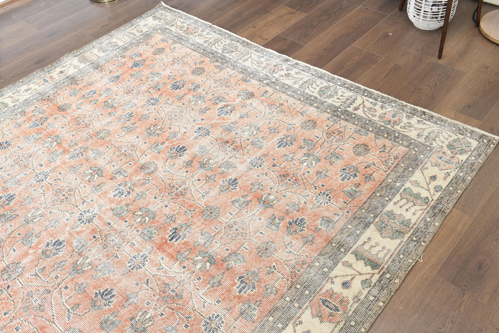 9'4x12'2 ft, FLORAL PERSIAN RUG - 5