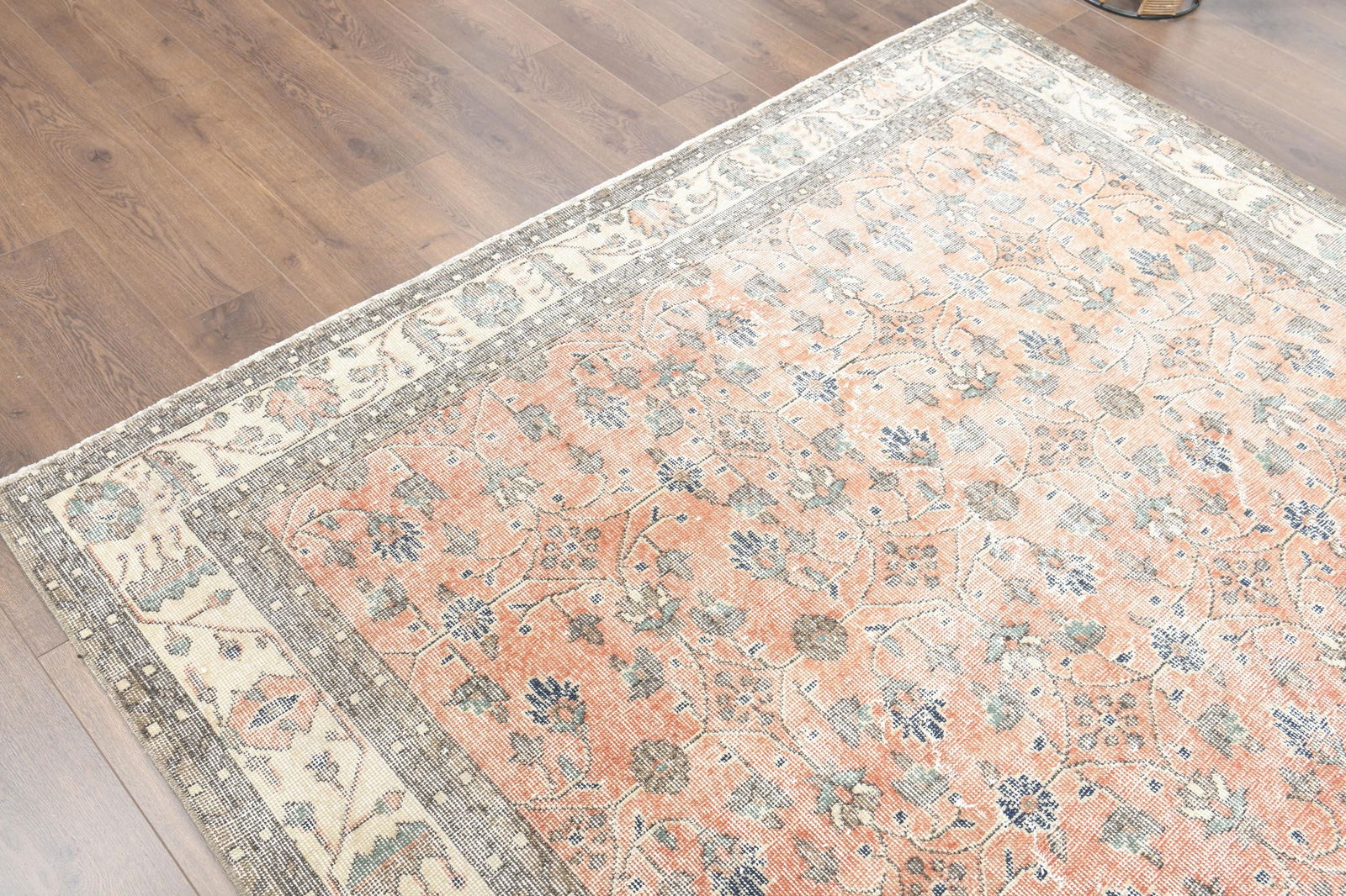 9'4x12'2 ft, FLORAL PERSIAN RUG - 7