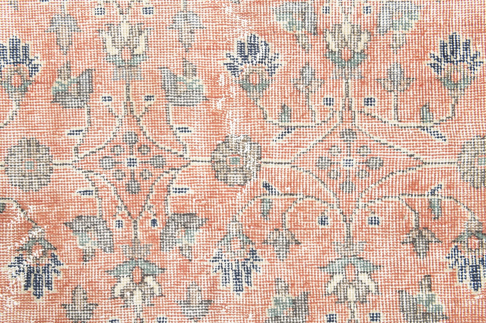 9'4x12'2 ft, FLORAL PERSIAN RUG - 8