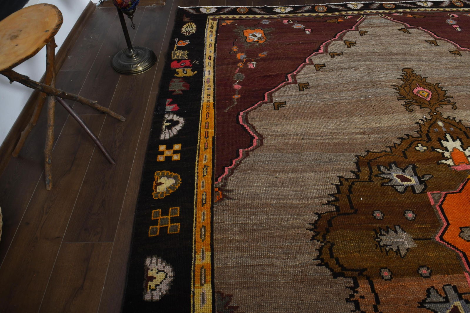 9.4x12.3 ft, PERSIAN AREA RUG - 4
