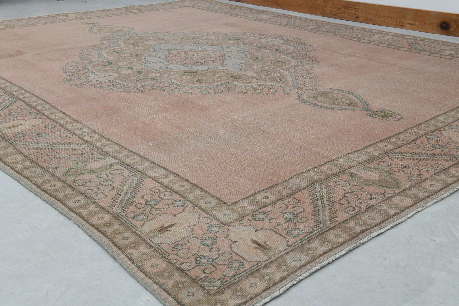 9.4x12.3 ft, PINK PERSIAN RUG - 3