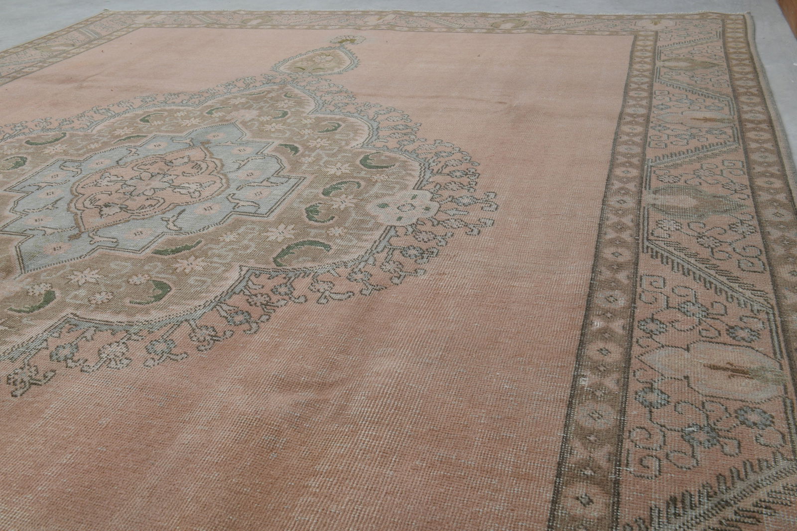 9.4x12.3 ft, PINK PERSIAN RUG - 4