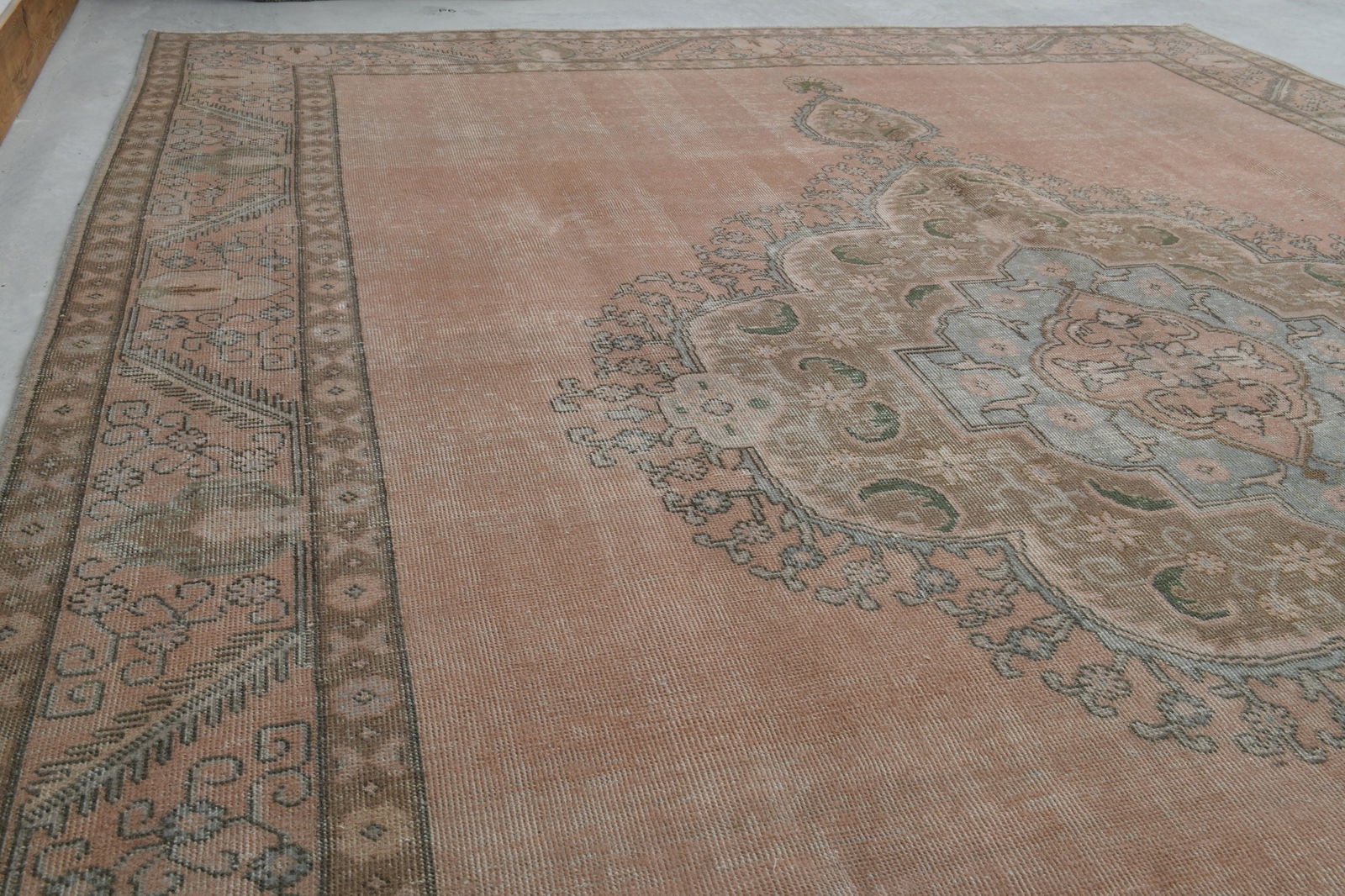 9.4x12.3 ft, PINK PERSIAN RUG - 6