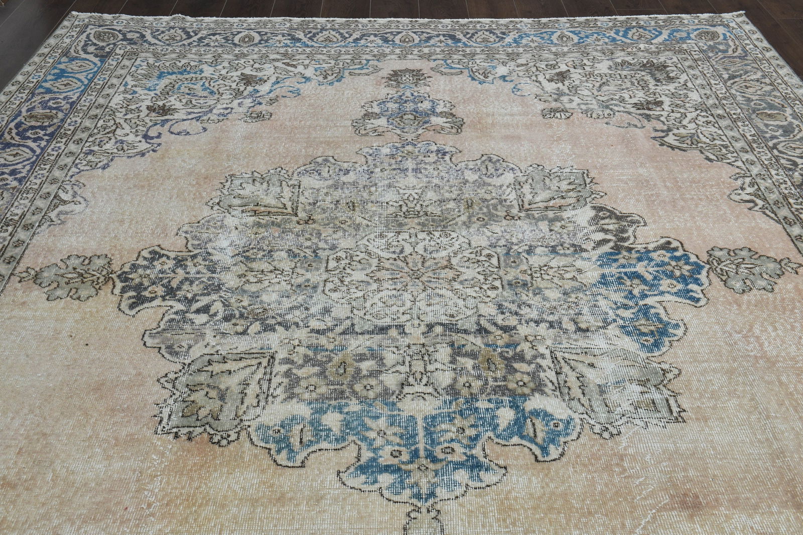 8'4x12'1 ft, ORANGE OVERSIZED RUG - 5