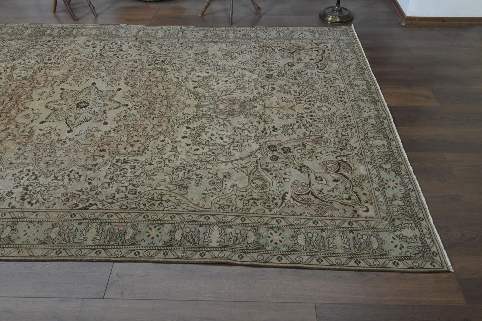 6'4x10'3 ft, OVERSIZED PERSIAN RUG - 9