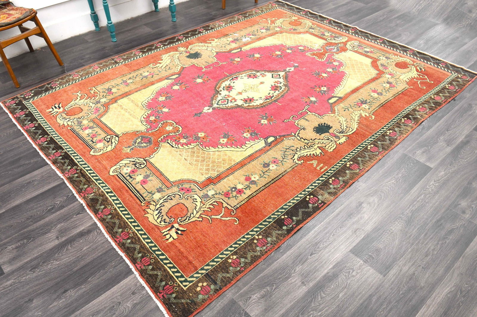 7.4x10.5 ft, VERY SPECIAL TURKISH Area Rug - 5