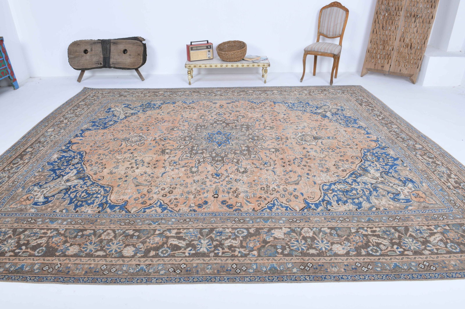 9.7x12 ft, VINTAGE Rug, PERSIAN - 4