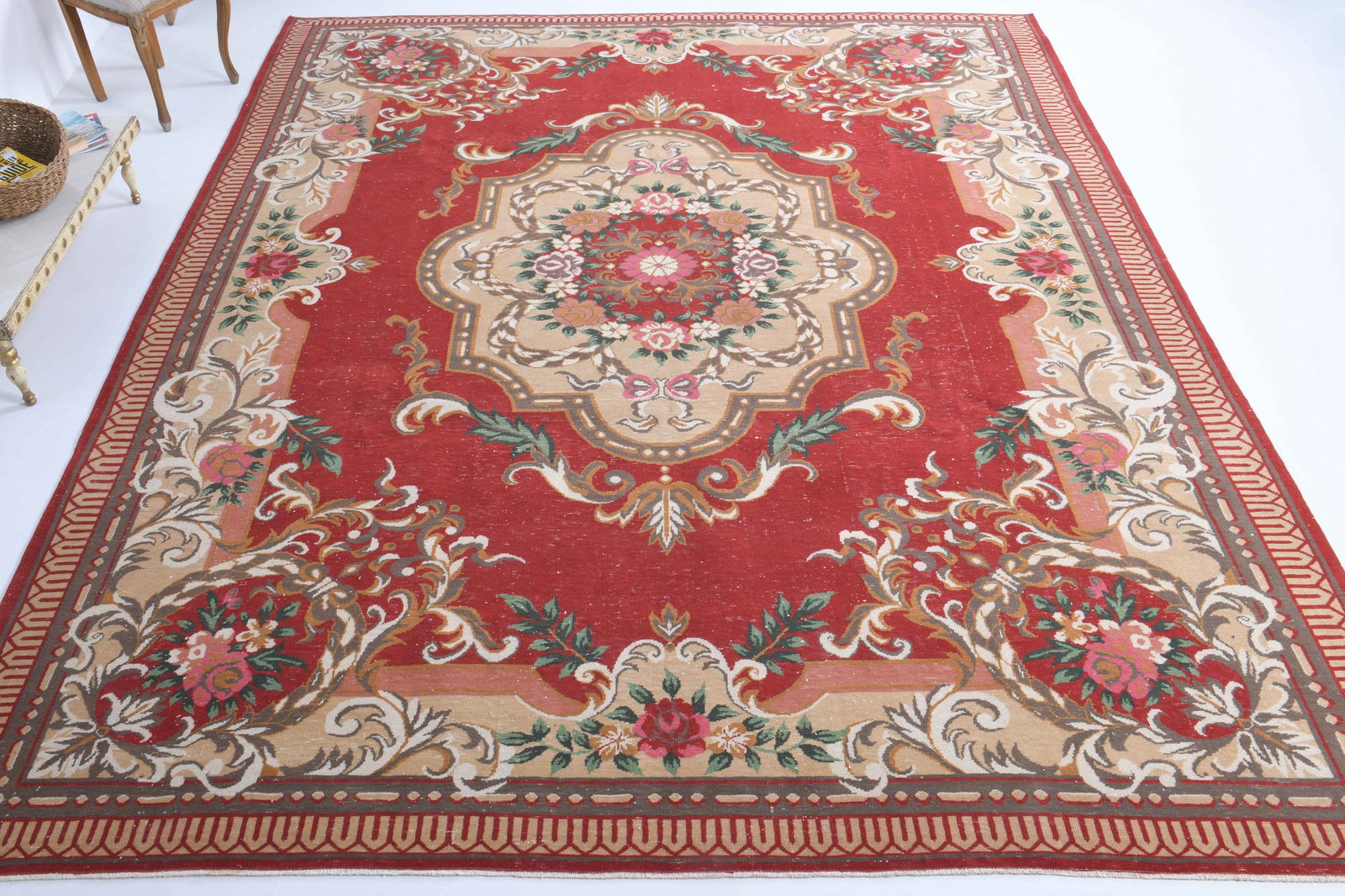 9.8x12.3 ft, TURKISH AREA Rug, Vintage (1 of 9)