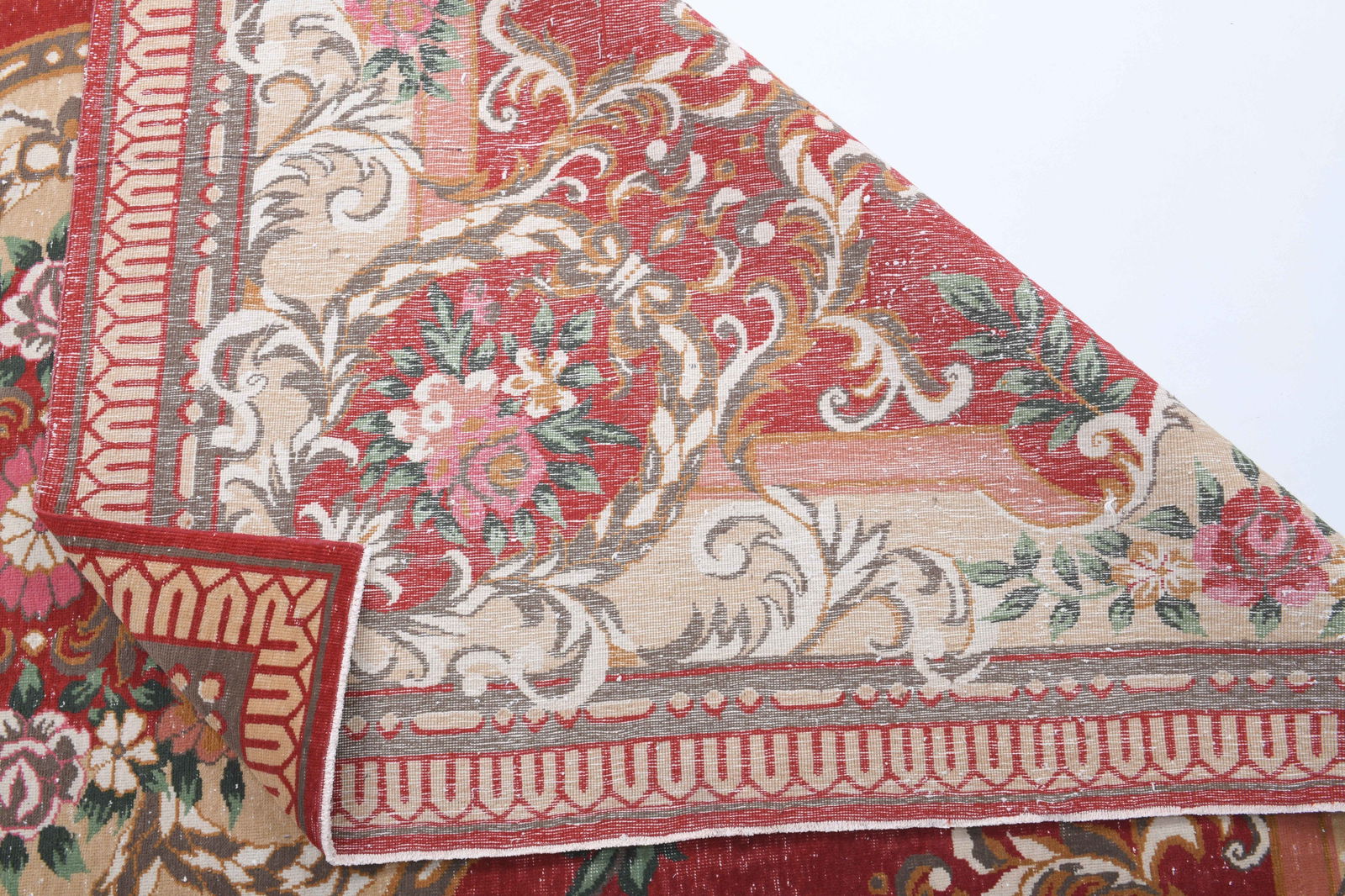 9.8x12.3 ft, TURKISH AREA Rug, Vintage - 9