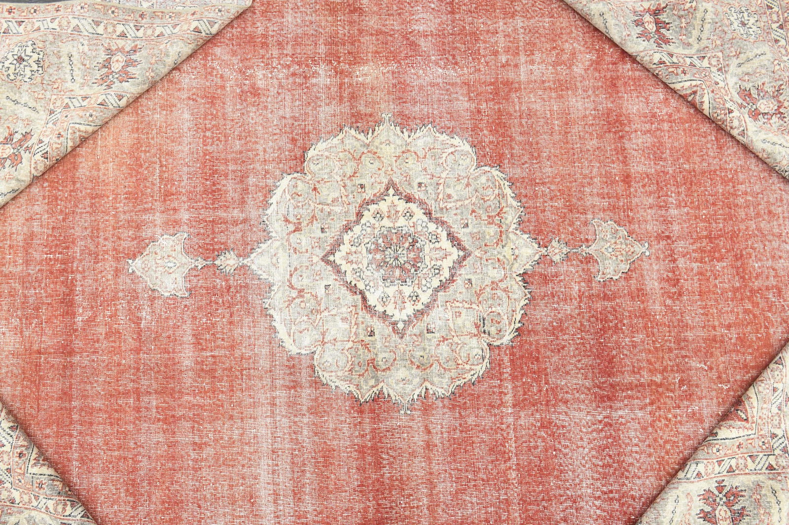 8.6x11.5 ft, ORANGE BEIGE TURKISH - 2