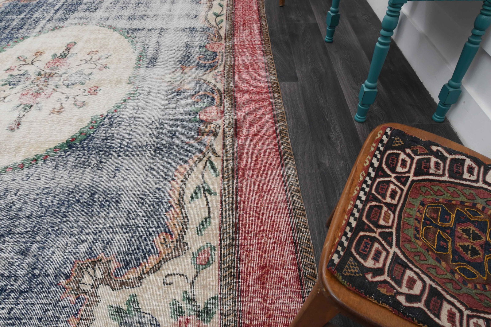 7.5x10.8 ft, VINTAGE RUG, TURKISH - 5