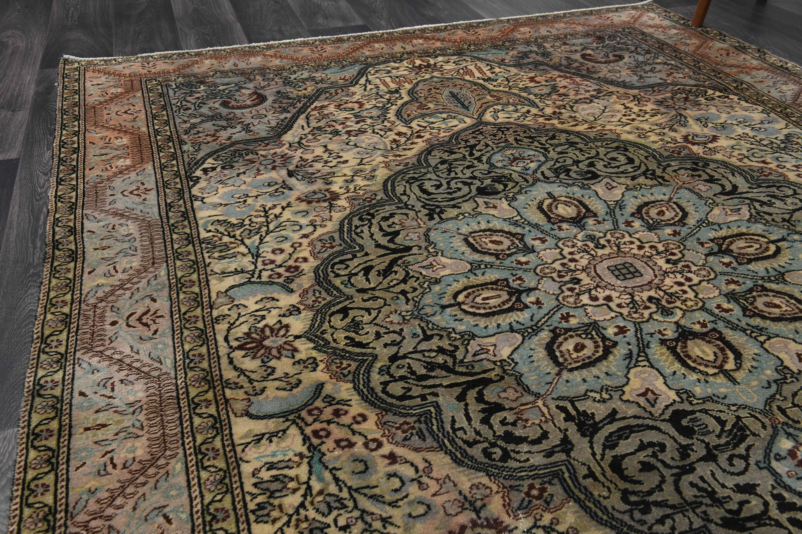 6.6x9.7 ft, TURKISH Rug, VINTAGE - 4