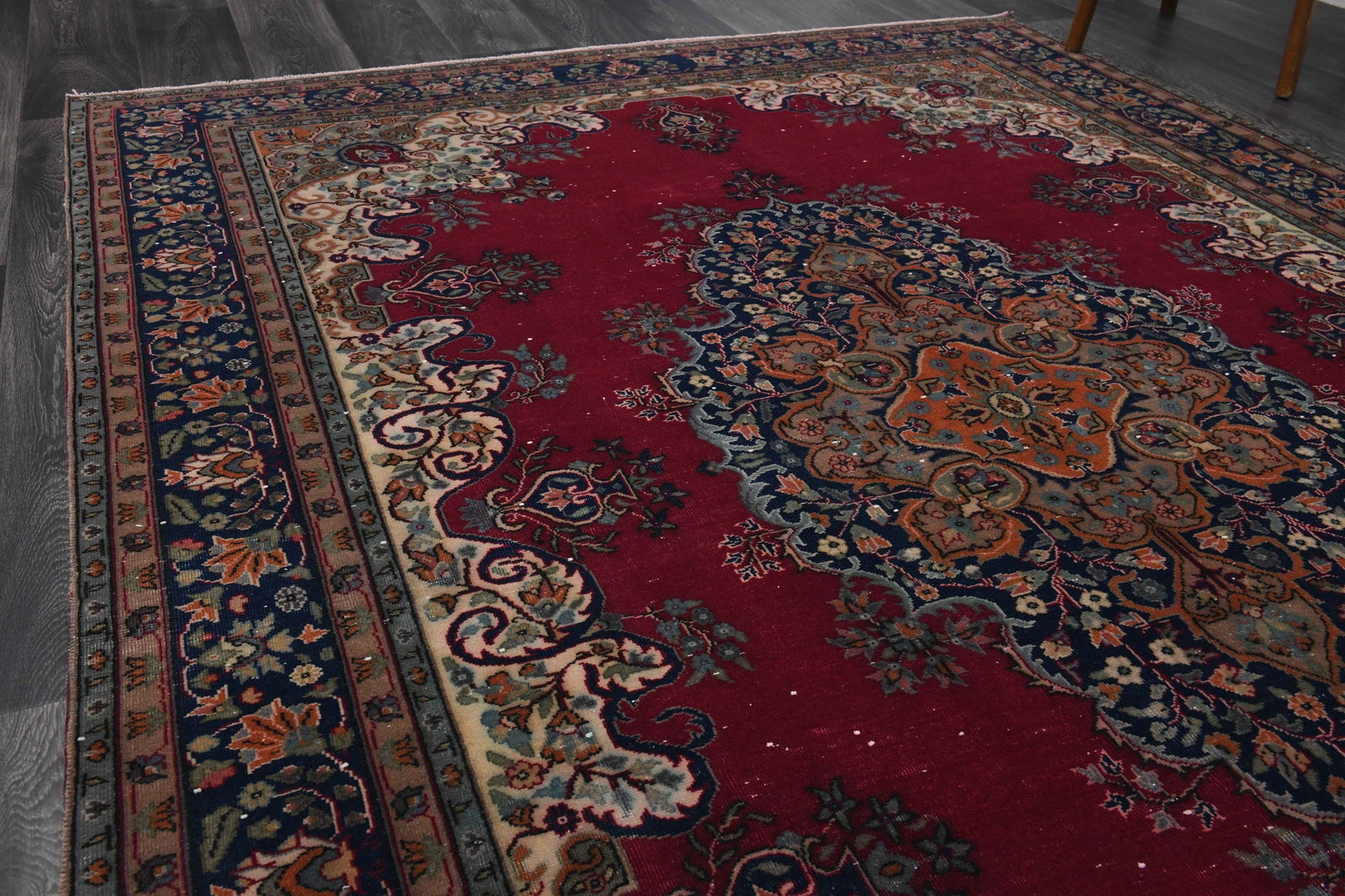7x10 ft, Vintage Rug, Turkish Rug - 4