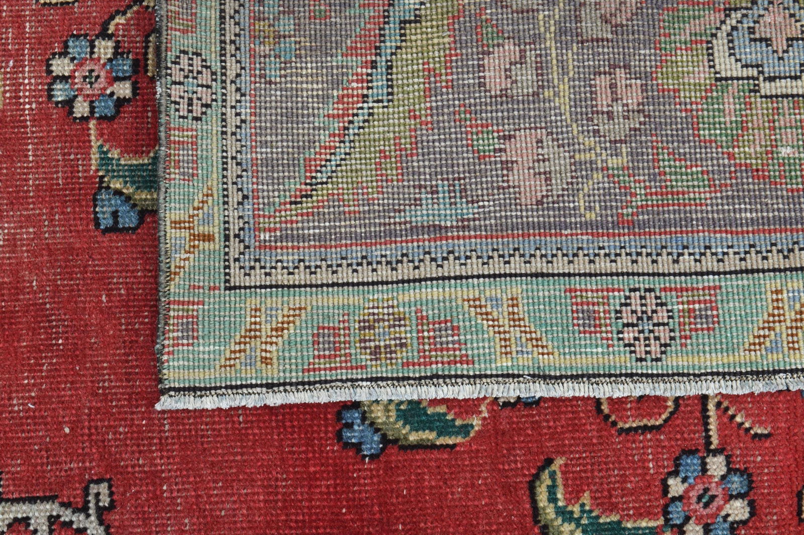 9.5x12.7 ft, Persian Rug, Pink Modern Rug - 2