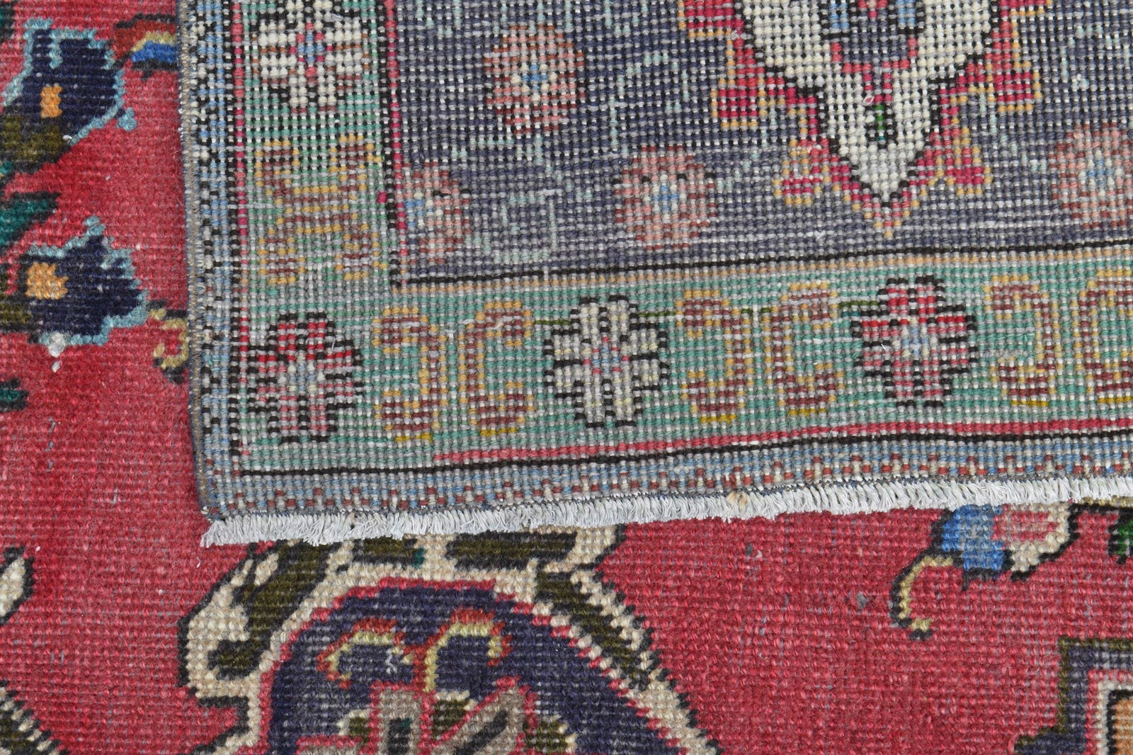 7.9x11.2 ft, COLORFUL, Persian Vintage Rug - 2