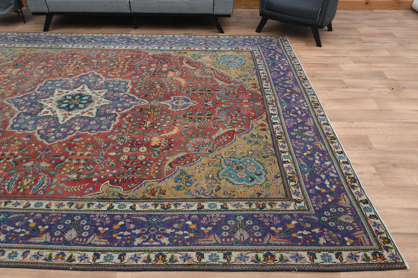 9.6x12.6 ft, LUXURY PERSIAN RUG - 4