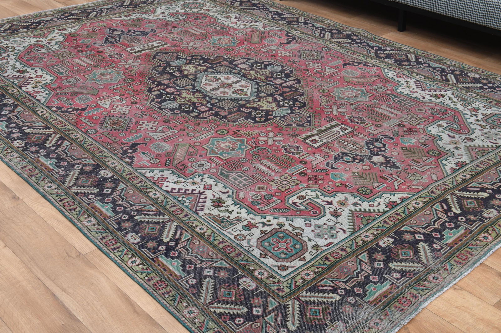 8x11.2 ft, PINK LUXURY RUG, Persian Vintage - 5