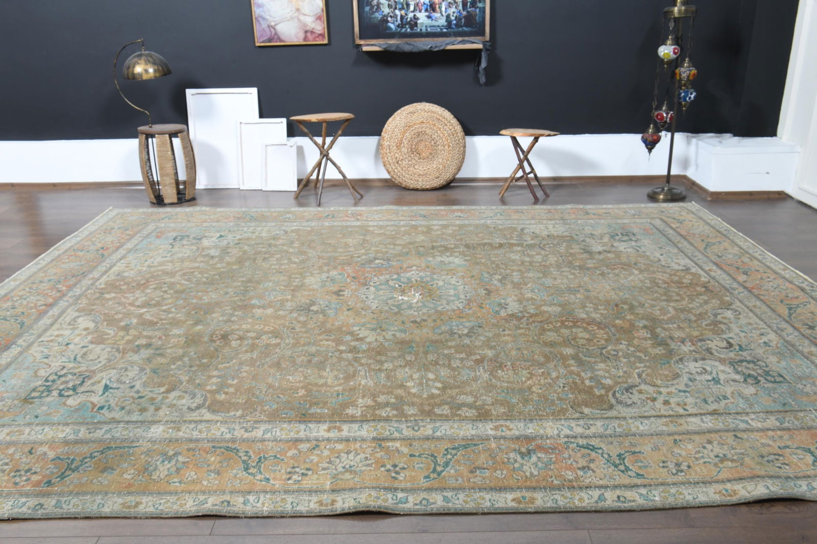 9'7x12'5 ft, PERSIAN MINIMALIST RUG - 9