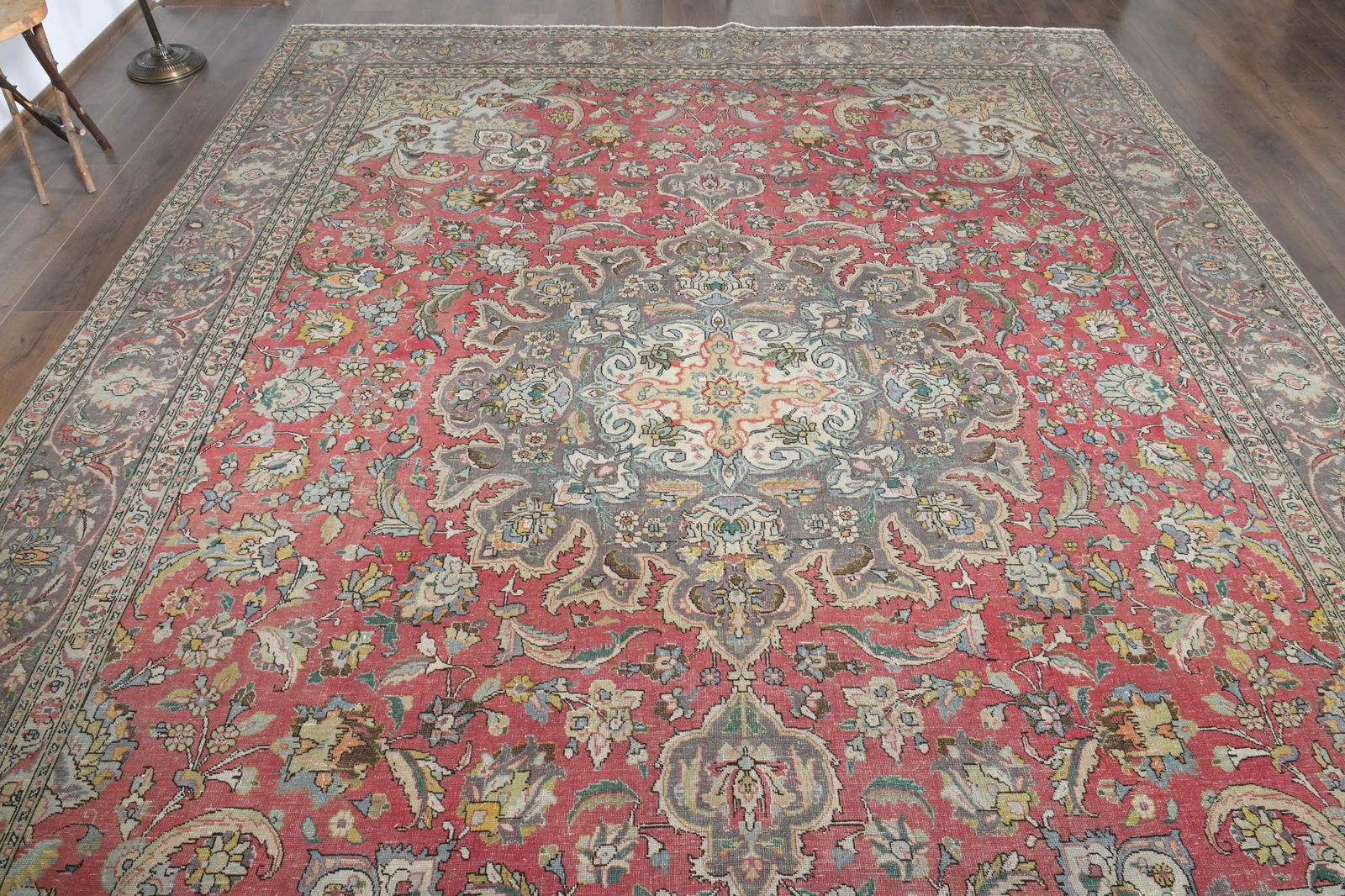 9'7x12'8 ft, PERSIAN OVERSIZED RUG - 8