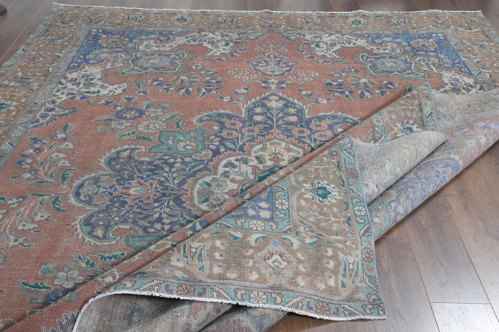 9'6x12'2 ft, OVERSIZED ANTIQUE RUG - 2