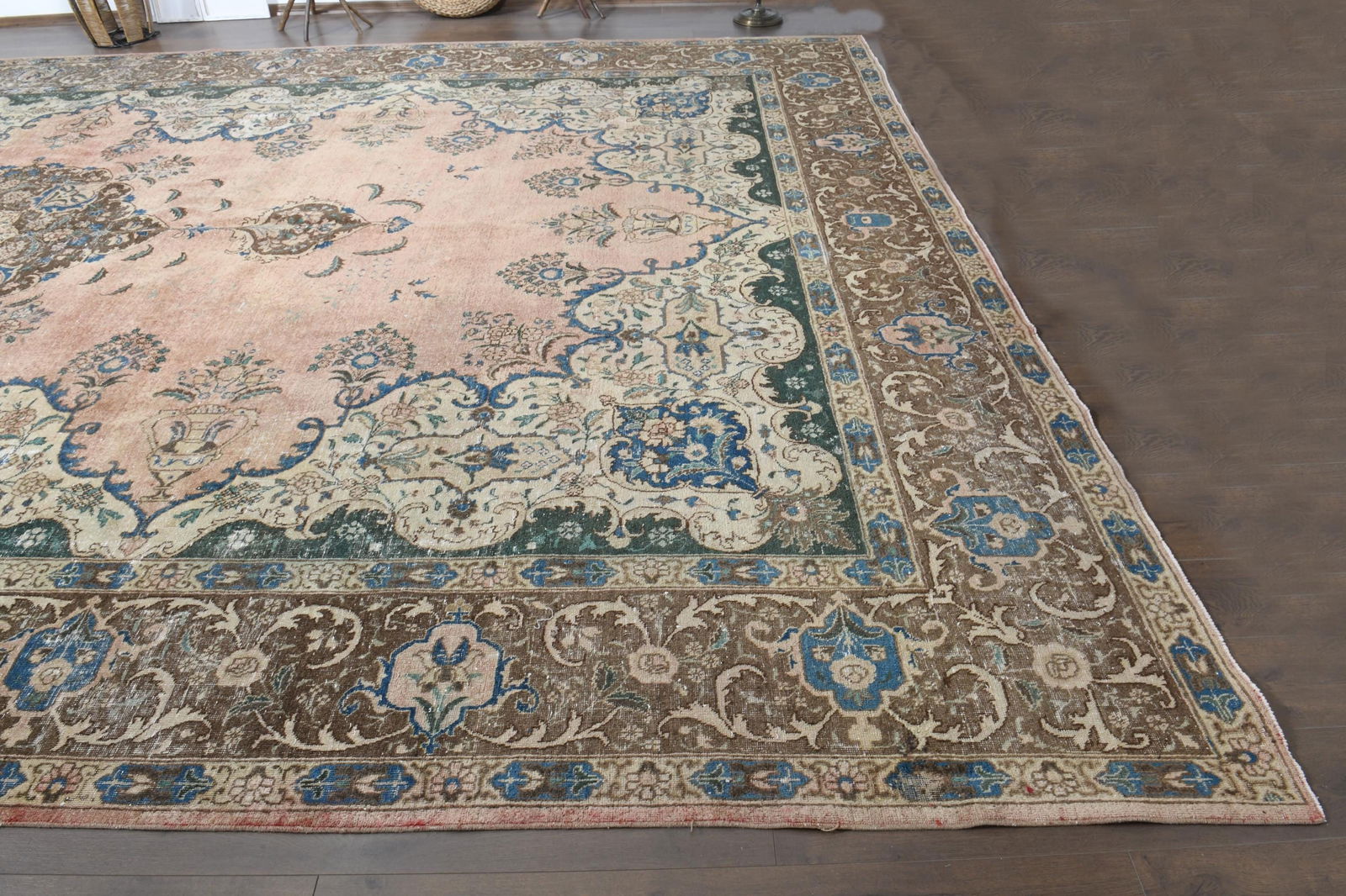 12'6x21'4 ft, ANTIQUE PERSIAN RUG - 2