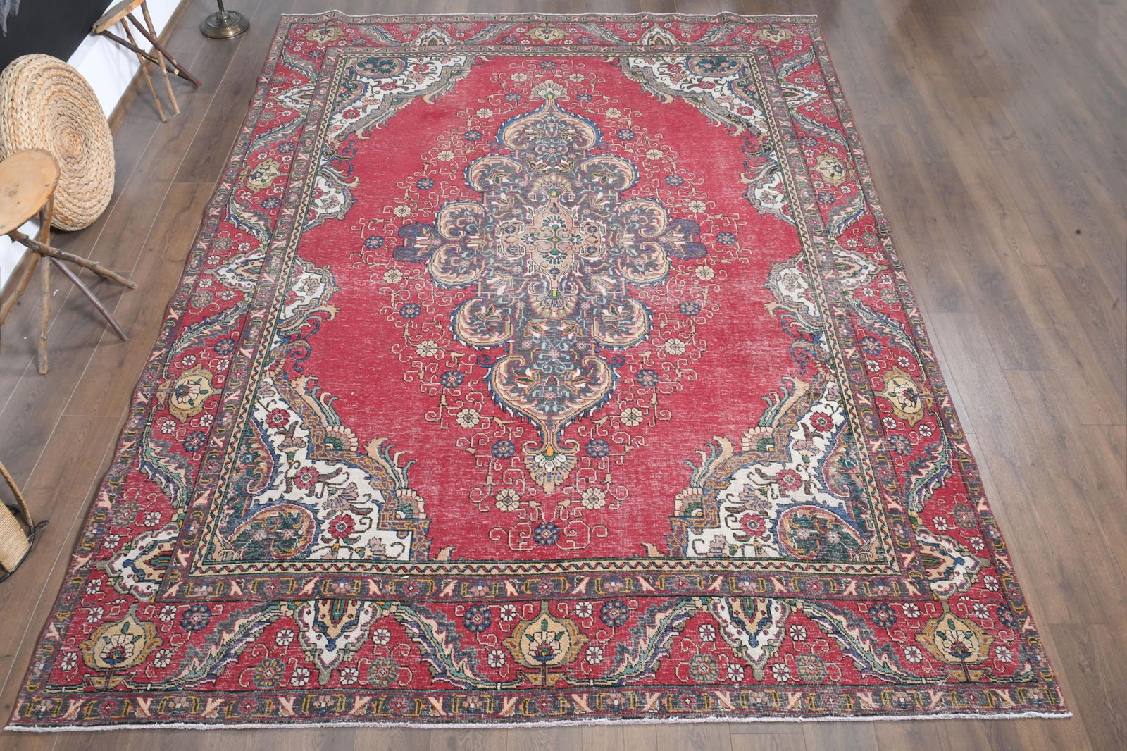 9'3x11'8 ft, PERSIAN MINIMALIST RUG (1 of 9)