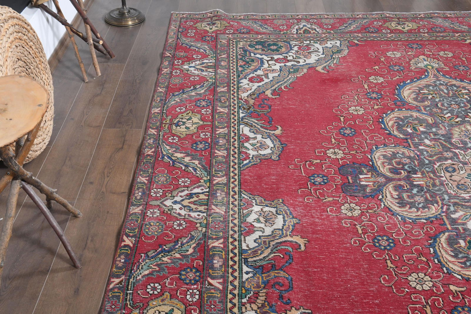 9'3x11'8 ft, PERSIAN MINIMALIST RUG - 6