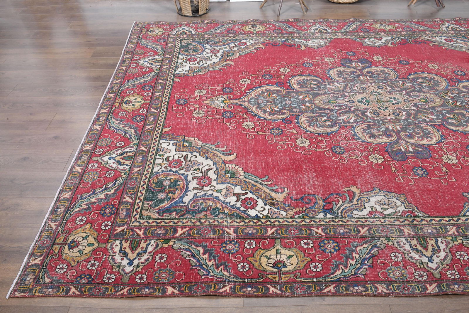 9'3x11'8 ft, PERSIAN MINIMALIST RUG - 8
