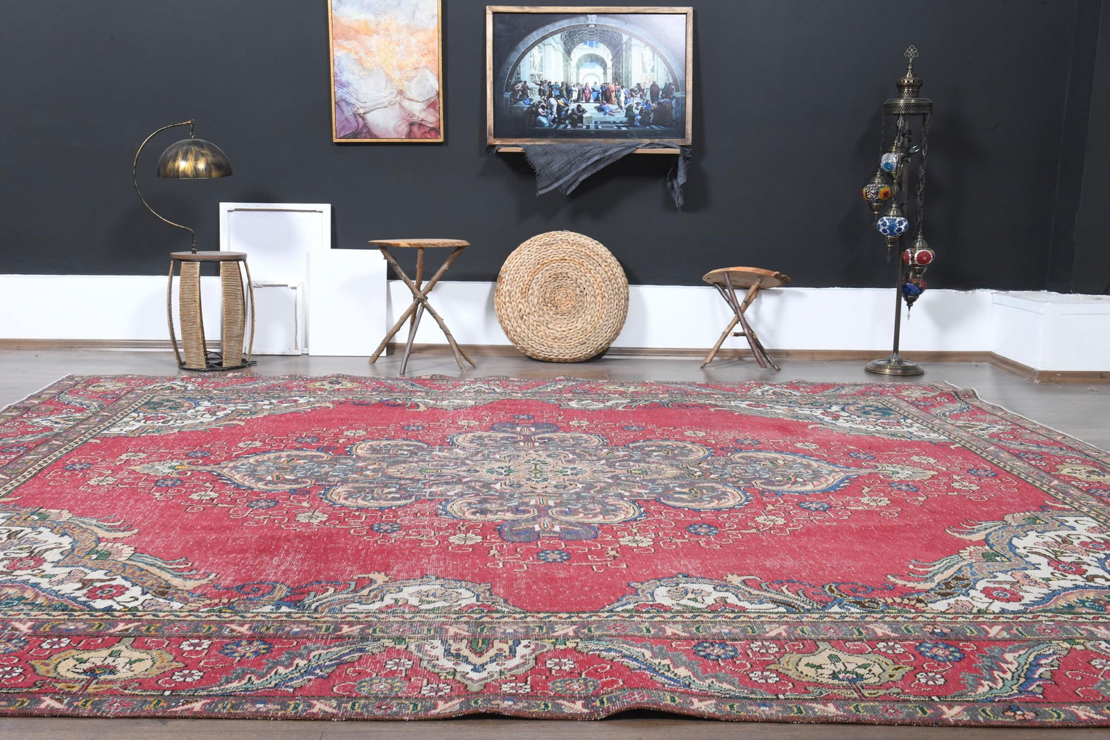 9'3x11'8 ft, PERSIAN MINIMALIST RUG - 9