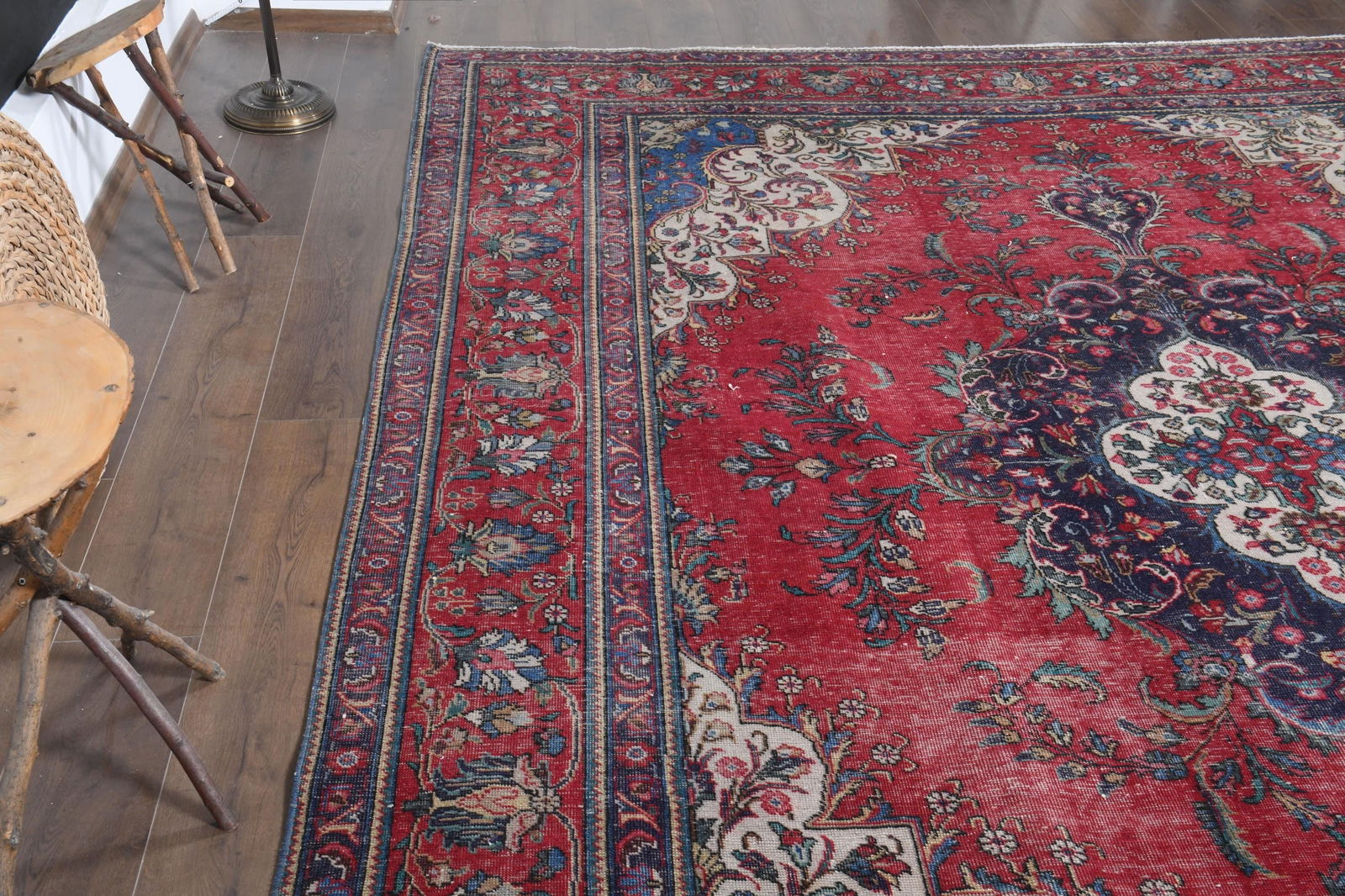 9'7x12'3 ft, OVERSIZED PERSIAN RUG - 8