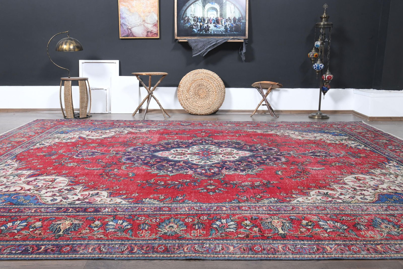 9'7x12'3 ft, OVERSIZED PERSIAN RUG - 9