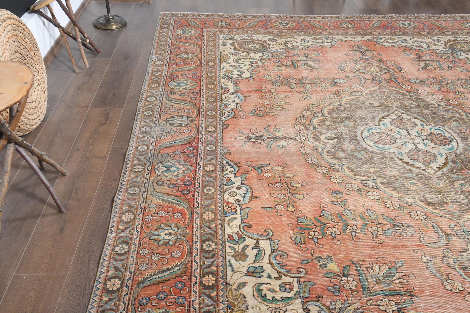 9'4x12'2 ft, VINTAGE PERSIAN RUG - 6