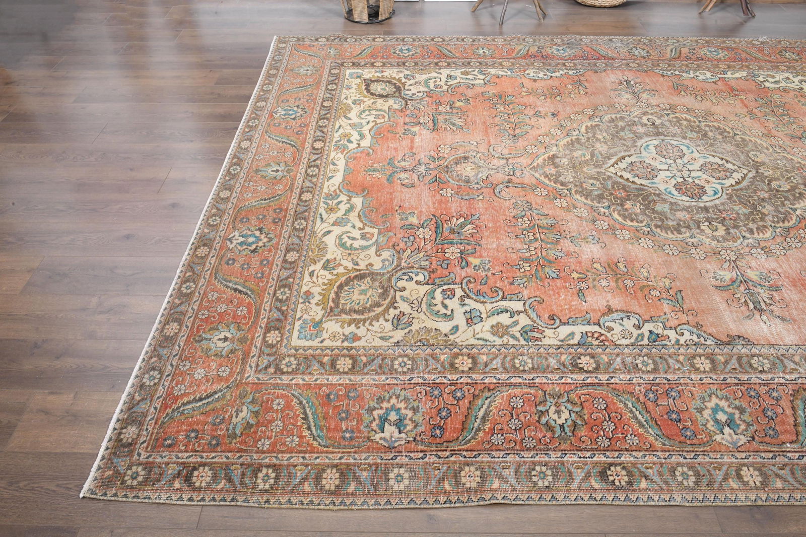 9'4x12'2 ft, VINTAGE PERSIAN RUG - 8