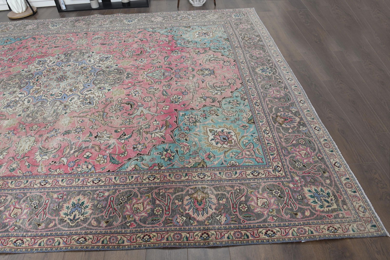 9.6x12.7 ft, PINK PALACE RUG - 6