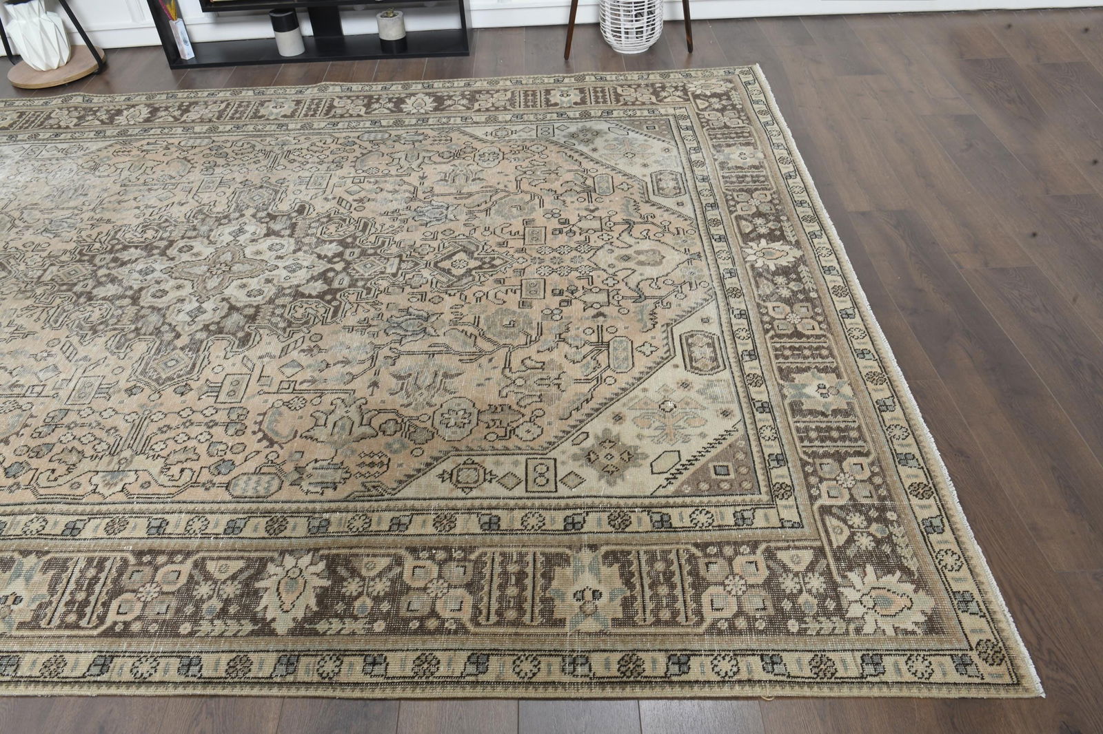 7'8x11'2 ft, ANTIQUE PERSIAN RUG - 3
