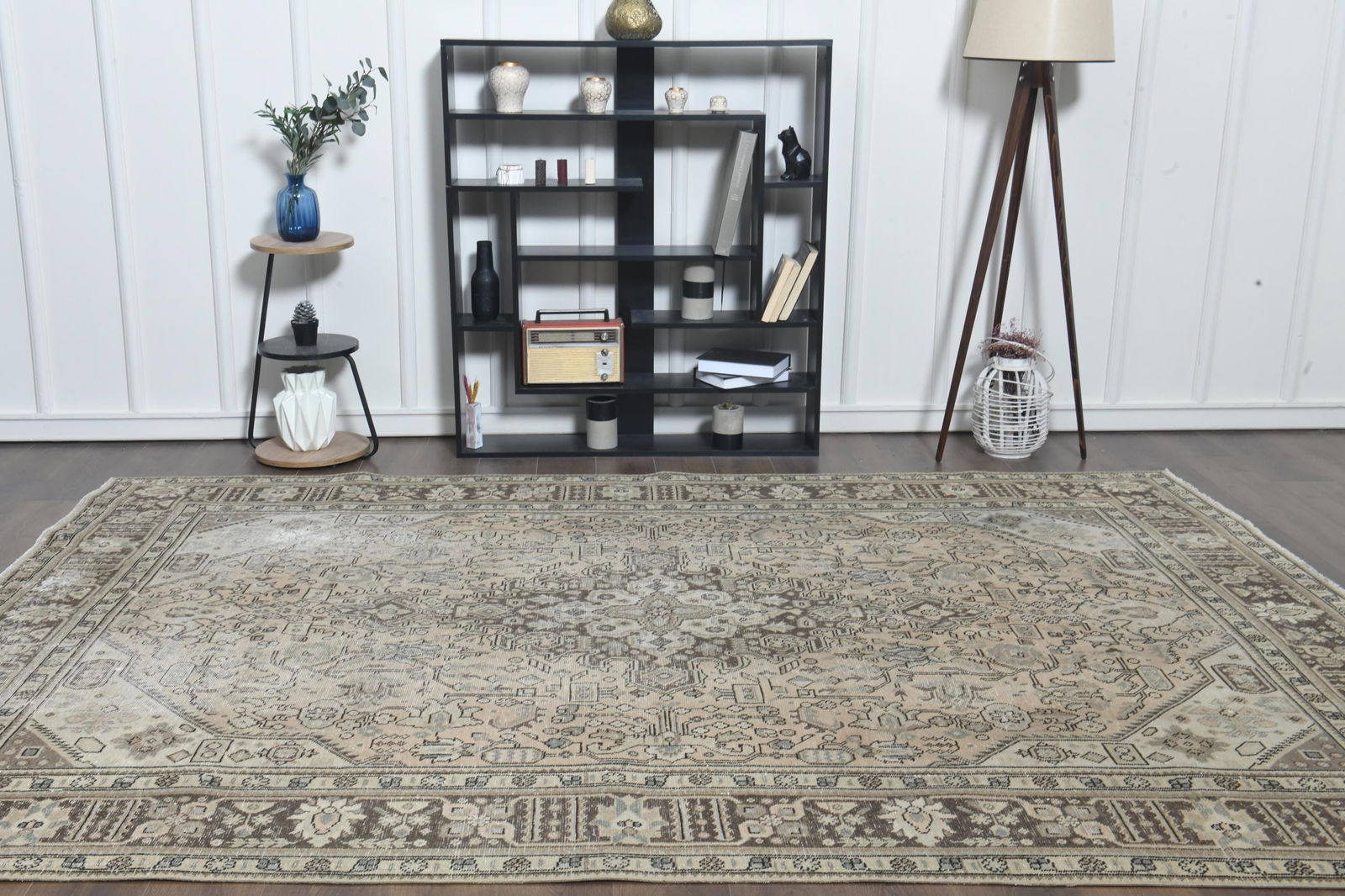 7'8x11'2 ft, ANTIQUE PERSIAN RUG - 9