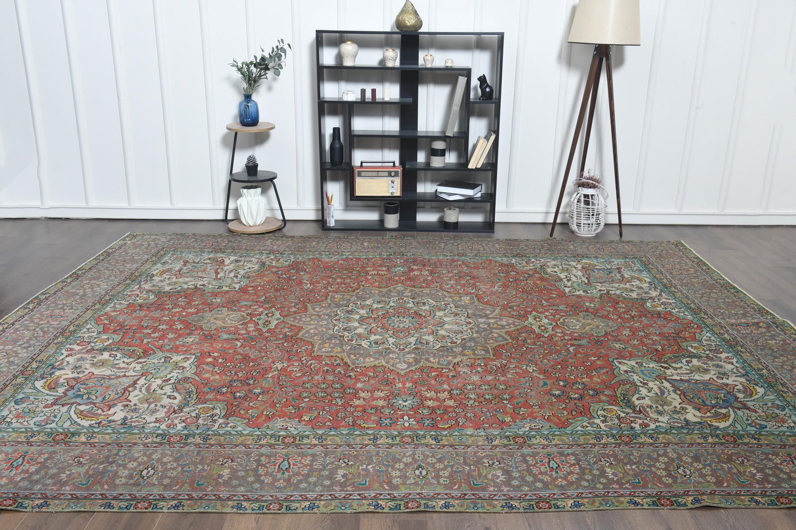 9'4x12'4 ft, FLORAL OVERSIZED RUG - 4