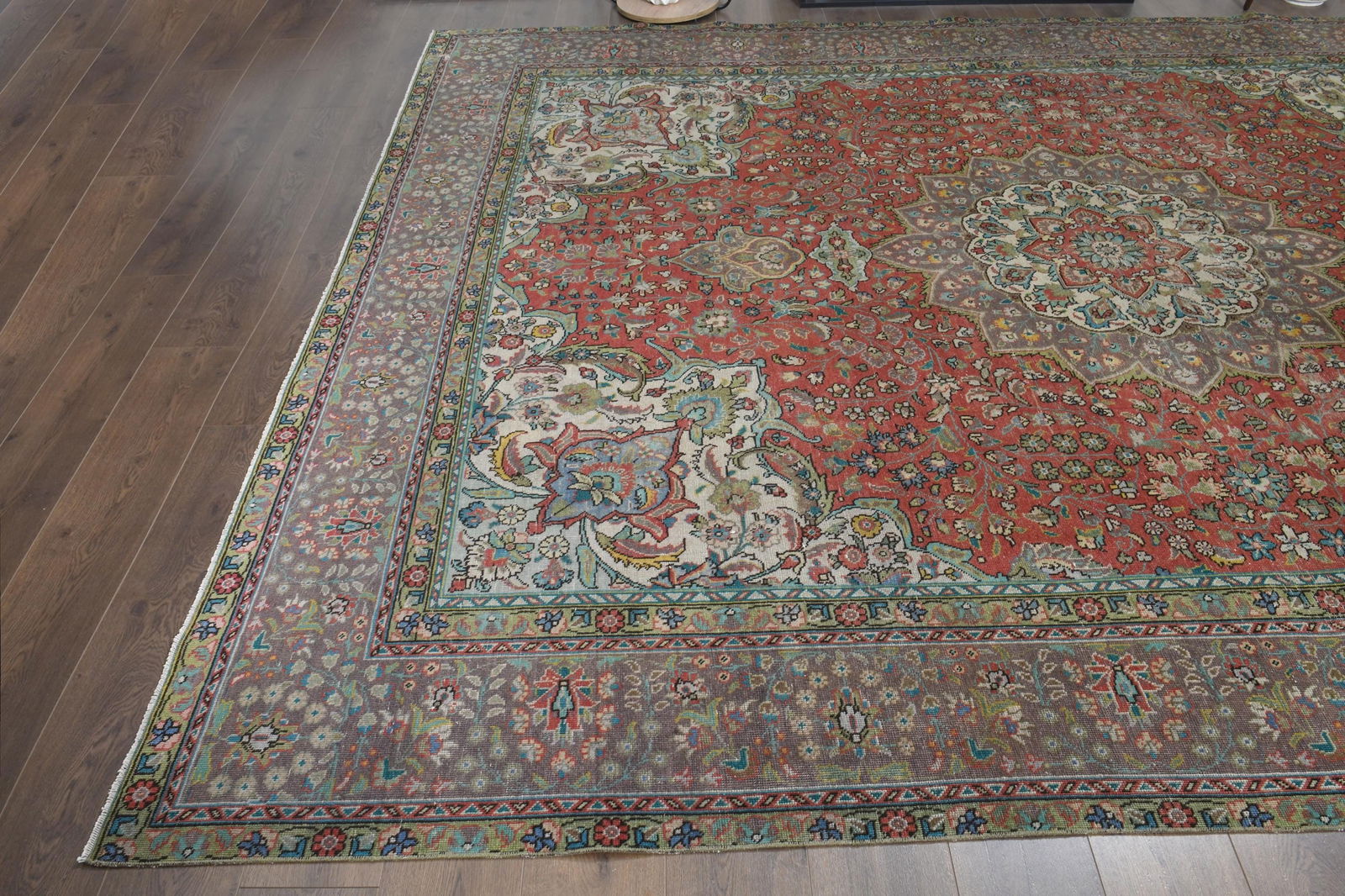 9'4x12'4 ft, FLORAL OVERSIZED RUG - 7