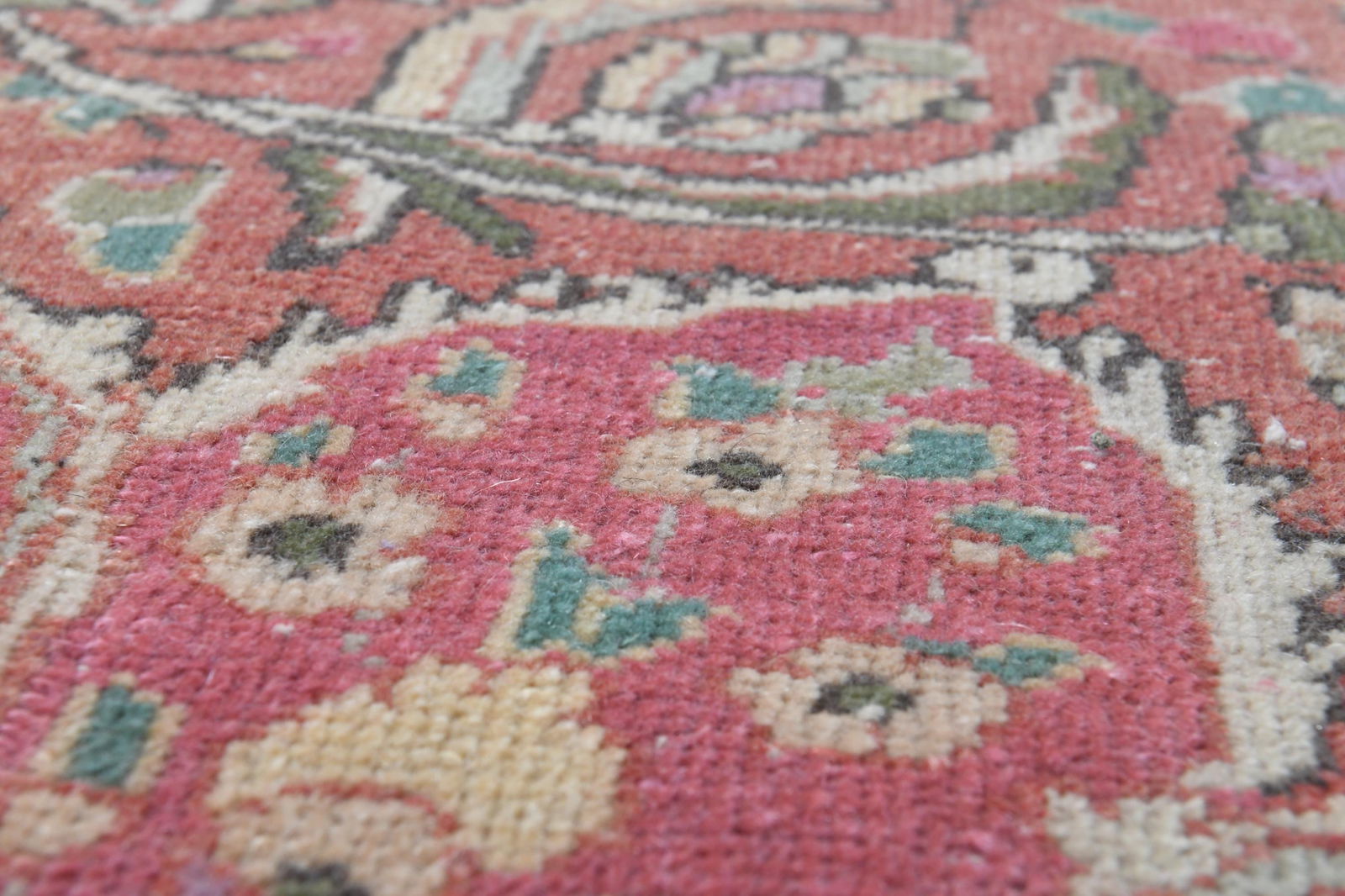 10'1x12'4 ft, PINK MINIMALIST RUG - 3