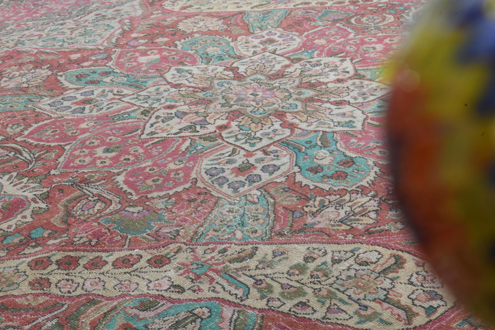 10'1x12'4 ft, PINK MINIMALIST RUG - 8