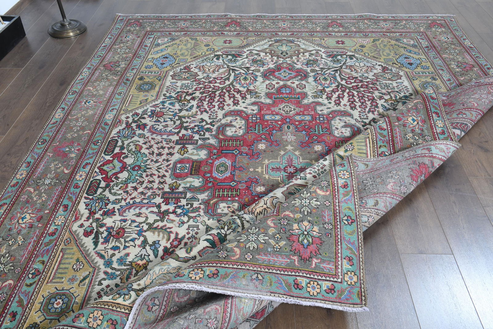 7'9x11'2 ft, OVERSIZED PERSIAN RUG - 5