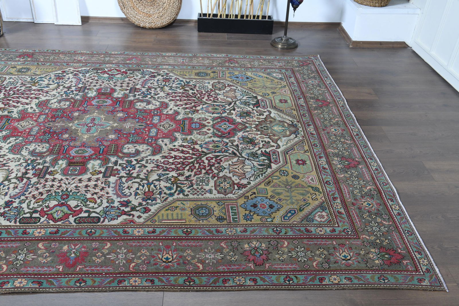 7'9x11'2 ft, OVERSIZED PERSIAN RUG - 6