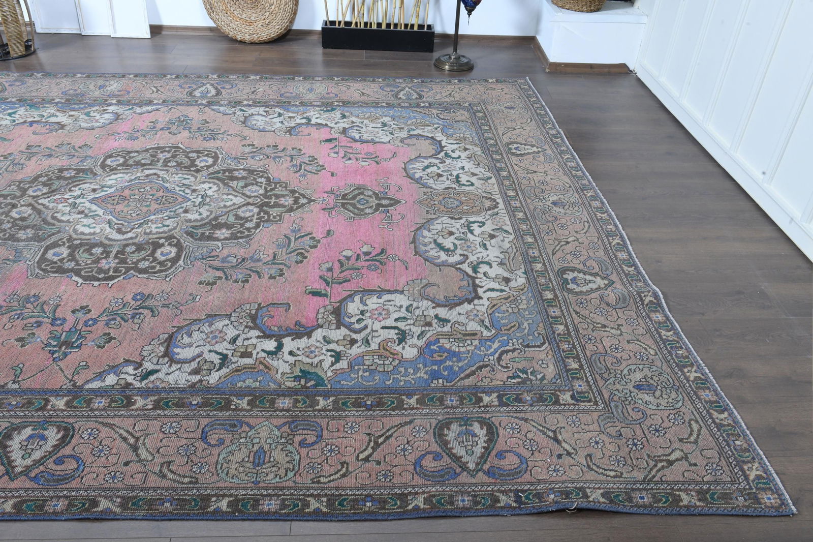 9'4x12'7 ft, PERSIAN COLORFUL RUG - 4