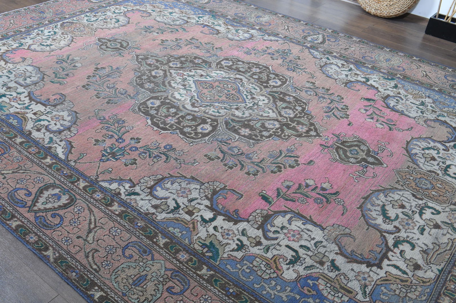 9'4x12'7 ft, PERSIAN COLORFUL RUG - 6