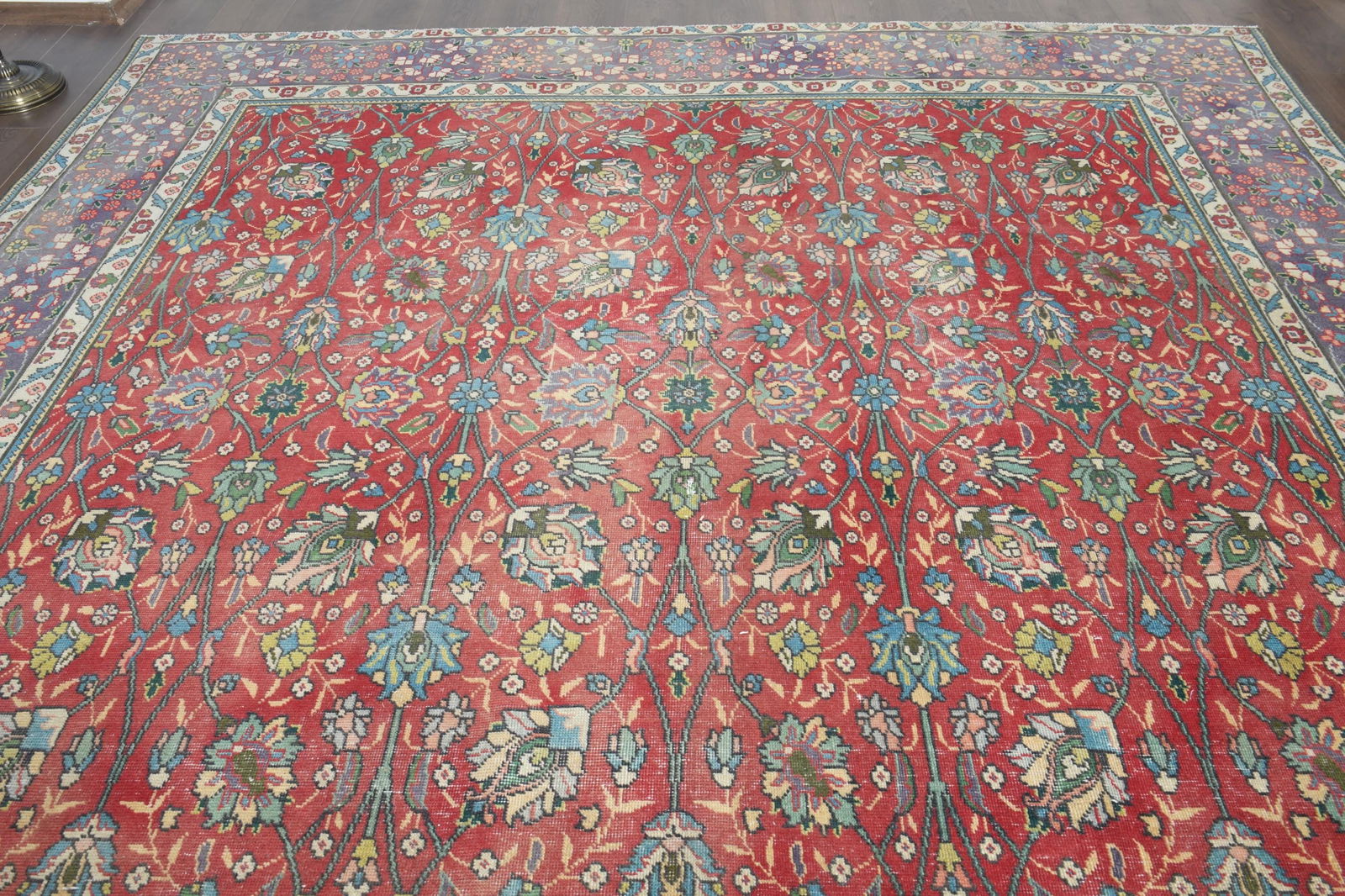 9'7x12'1 ft, VINTAGE PERSIAN RUG - 7