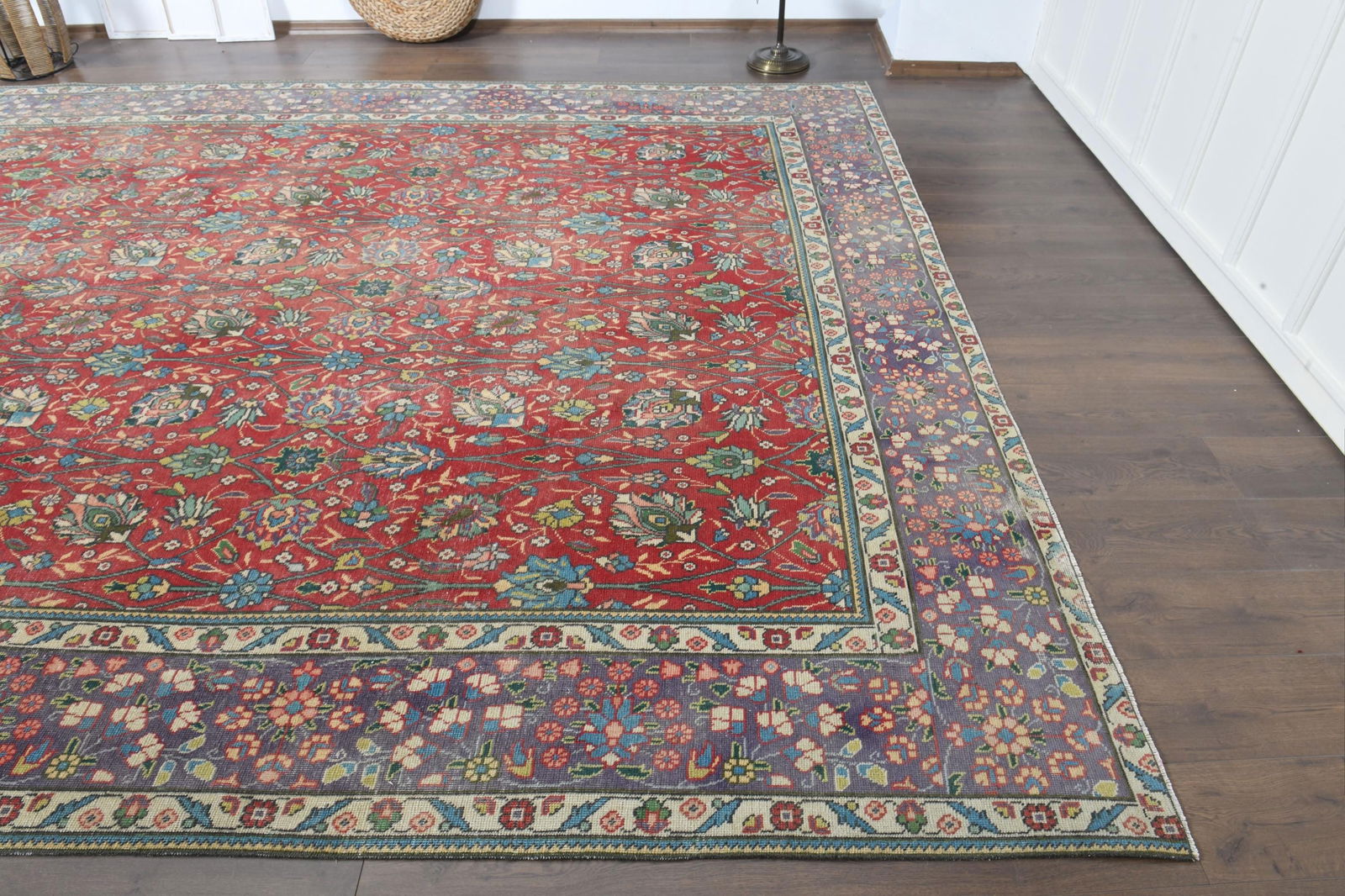 9'7x12'1 ft, VINTAGE PERSIAN RUG - 8